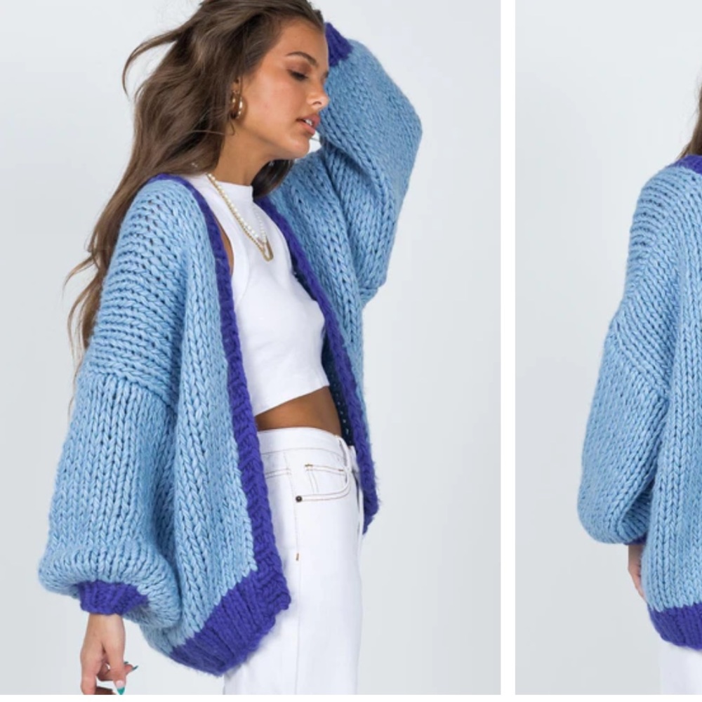 Princess Polly Blue Sweater
